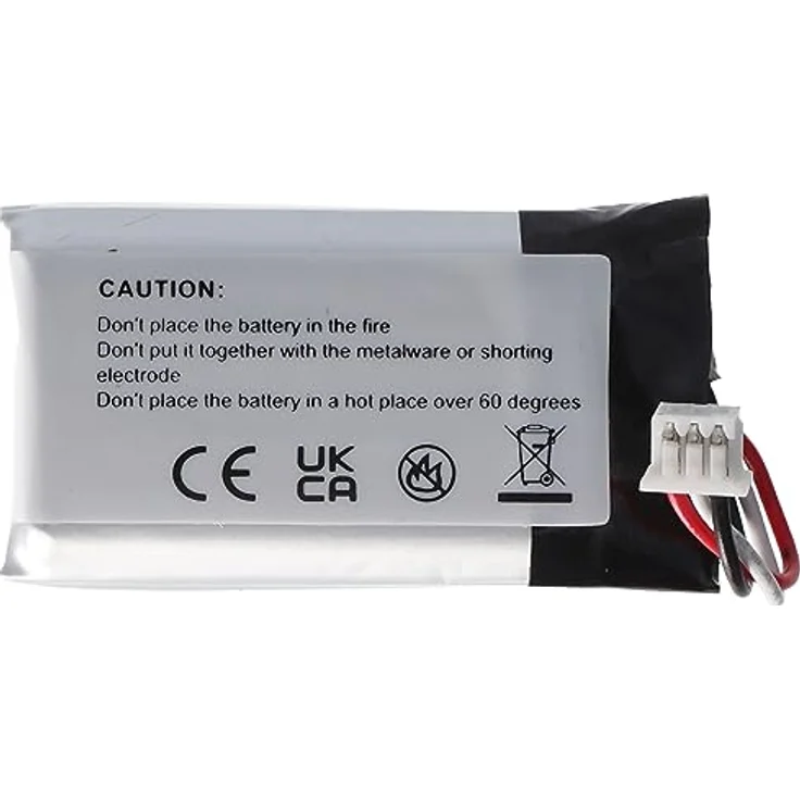 AccuCell Li-Polymer Akku 450mAh 3.7V kompatibel mit Sennheiser Impact 5033, 5034, 5035, 5036, 5063, 5064, 5065, SDW 30 HS, SDW 60 HS, DW 30 HS – Bild 5