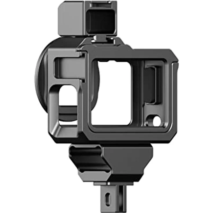 Ulanzi G9-5 Vlog Cage - Kompatibel mit GoPro Hero 9 Schwarz - Video Käfig Case Gehäuse Metall mit Filteradapter und Cold Shoe Mount – Bild 2