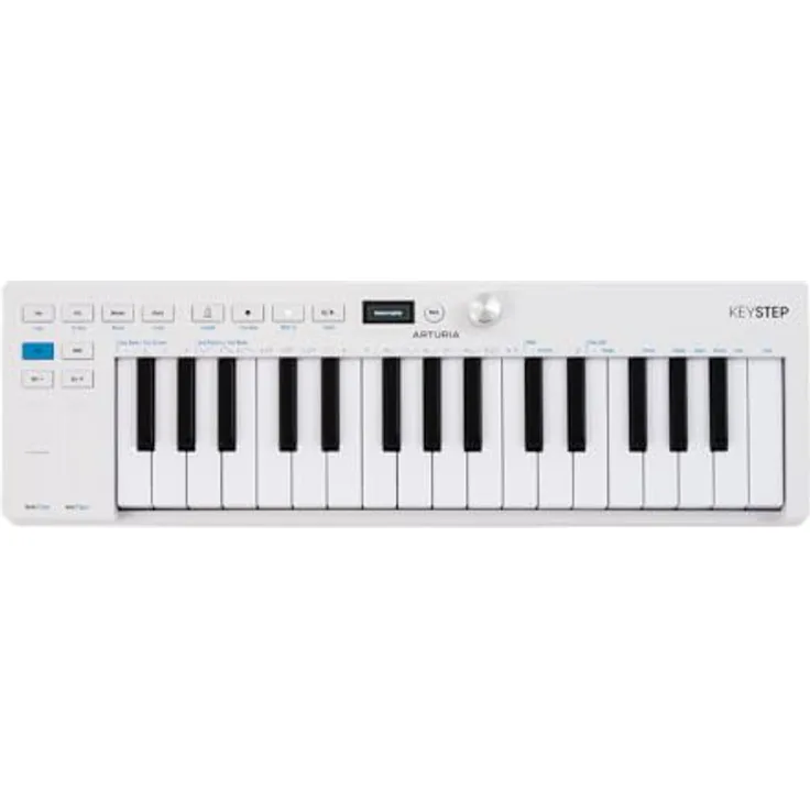 Arturia KeyStep mk2, 32-tastiger MIDI-Controller mit Aftertouch, polyphonem Step-Sequenzer und OLED-Display