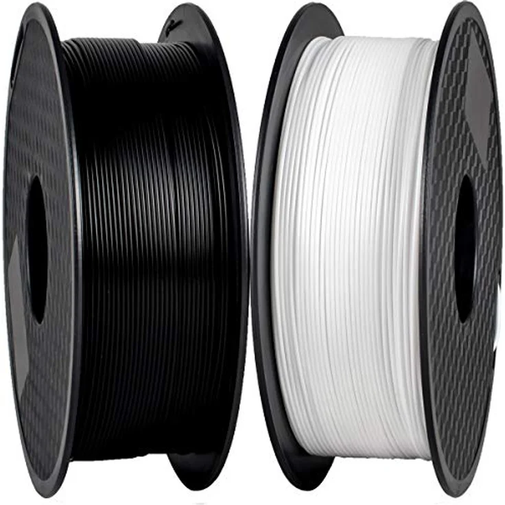 GIANTARM PLA Filament 1.75mm, 2 kg Spule (schwarz+weiß) mit genauer Durchmessertoleranz – Bild 3