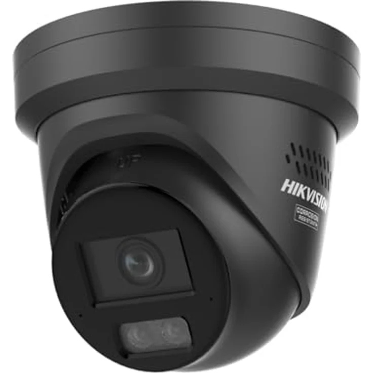 Hikvision 8 MP Smart Hybrid Light, Netzwerkkamera mit ColorVu-Technologie und Fernzugriff, Schwarz – Bild 1