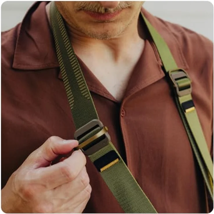 Peak Design Slide Lite Kameragurt, Ocean, konfigurierbar als Schlinge, Nacken- oder Schultergurt, mit Schnellverschluss, 90.7 kg Tragfähigkeit – Bild 5