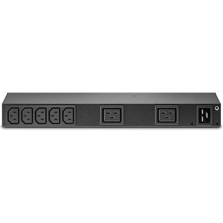 APC Rack PDU Basic 0U/1U, Netzteil mit 7x C13 und 2x C19, 100-240V/20A, schwarz – Bild 1