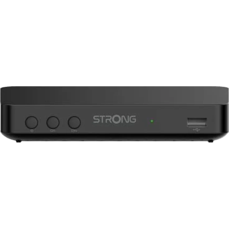 STRONG SRT8208 DVB-T2 DVB-T2 - Unterstützt HEVC265 - TV-Receiver / Tuner mit Recorder Funktion (HDMI, Scart, USB, Dolby Digital Plus) - Schwarz – Bild 2