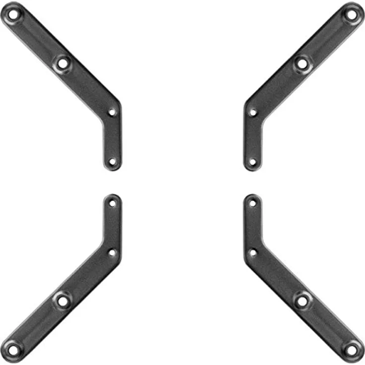 deleyCON Universal VESA-Adapter für TV & Monitor Wandhalterungen, VESA Erweiterung von 200x200 auf 300x300 und 400x400, belastbar bis 30kg, inkl. Montageanleitung und Zubehör