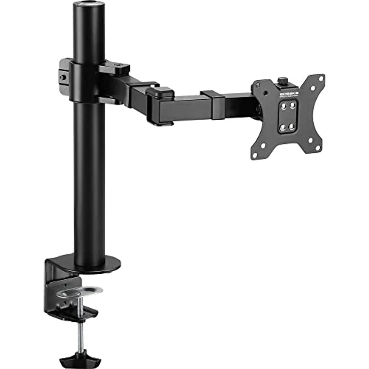 Speaka Professional SP-MM-210 1fach Monitorhalterung 43,2 cm (17) - 81,3 cm (32) Schwarz Höhenverstellbar, Neigbar+Schwenkbar – Bild 3
