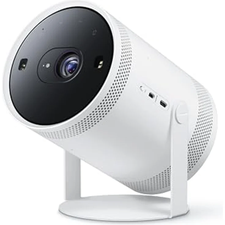 Samsung The Freestyle 2nd Gen, Tragbarer LED-Projektor, Full HD, HDR10, Beamer mit All Round Design, Auto Set-up, 360°-Sound, SP-LFF3CLAXXXE [2023] – Bild 1