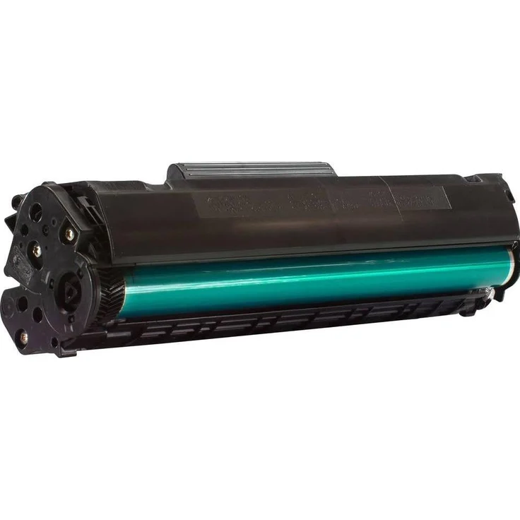 No Name Tonerkassette für HP 12A, Schwarz, 4000 Seiten, kompatibler Toner mit hoher Druckqualität