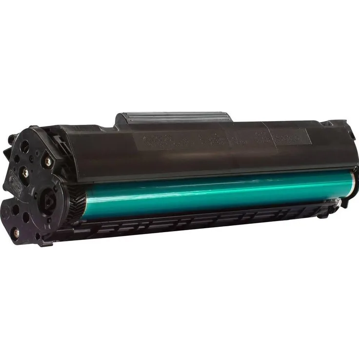 No Name Tonerkassette für HP 12A, Schwarz, 4000 Seiten, kompatibler Toner mit hoher Druckqualität