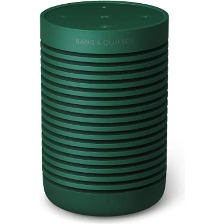 Bang & Olufsen Beosound Explore – Kabelloser tragbarer Bluetooth Outdoor-, Heim- und Reise-Lautsprecher, 27 Stunden Akkulaufzeit, wasserdichter 360° Lautsprecher + USB-C Ladekabel - Grün – Bild 1