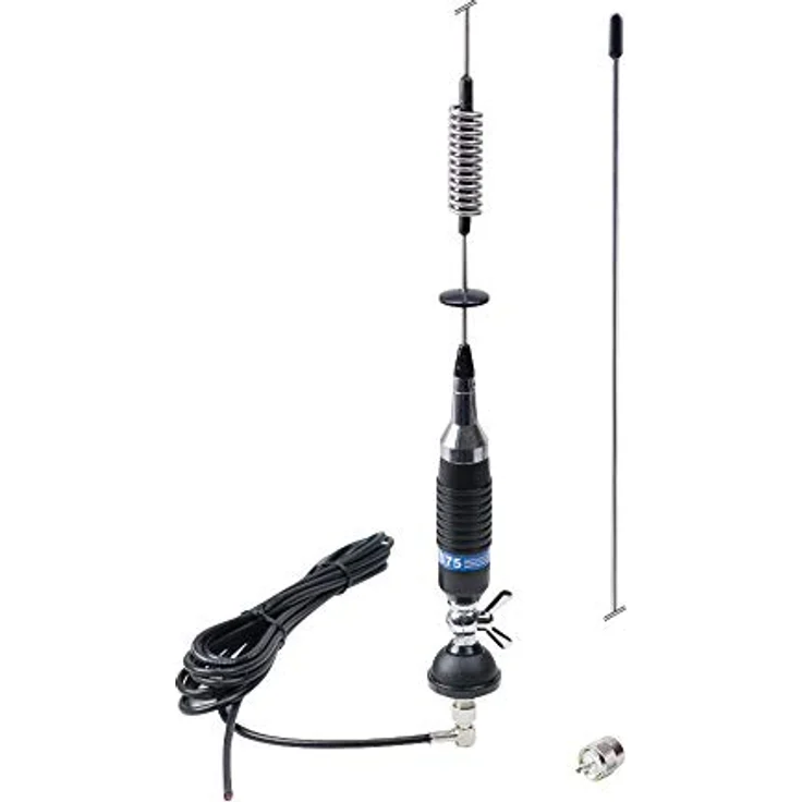 Paket CB PNI-Funkgerät HP 8000L ASQ Escort mit CB PNI S75-Antenne mit Kabel und Fester Halterung – Bild 5