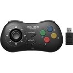 8Bitdo NEOGEO Wireless Controller for Windows, Android, and NEOGEO mini with Classic Click-Style Joystick - Officially Licensed by SNK (Black Edition)