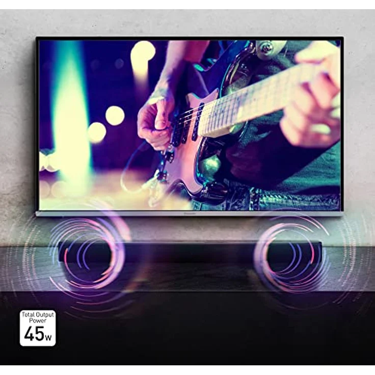 Panasonic SC-HTB150 Soundbar (kabellos und kabellos mit kabellosem Subwoofer, 2.1 Kanäle, Soundbar-Lautsprecher, 100 W, Bass Reflex, HDMI), Schwarz – Bild 5