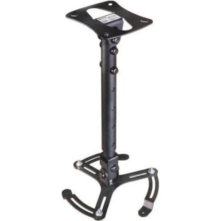 edbak PM1 Deckenhalterung, Beamer Halterung bis 15 kg, neigbar von -90° bis +90°, schwarz