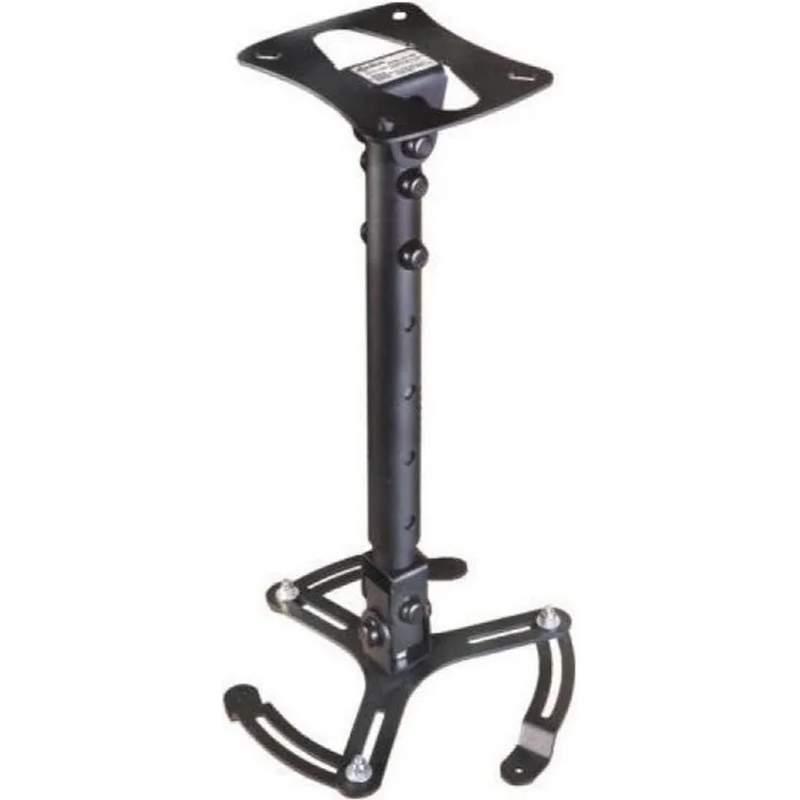 edbak PM1 Deckenhalterung, Beamer Halterung bis 15 kg, neigbar von -90° bis +90°, schwarz