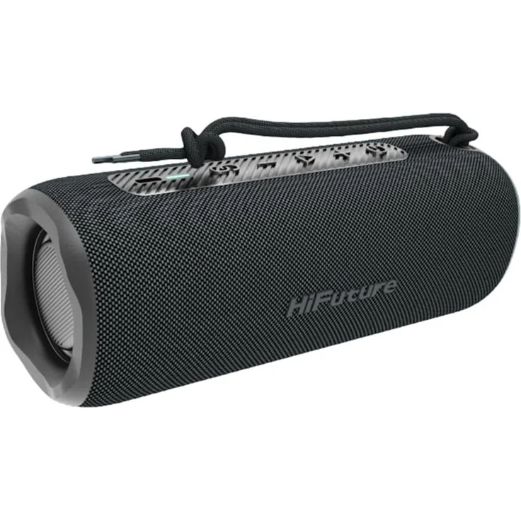 HiFuture Alpha Bluetooth Lautsprecher, 15 Watt, IPX7 Wasserbeständigkeit, 12 Stunden Akkulaufzeit, schwarz