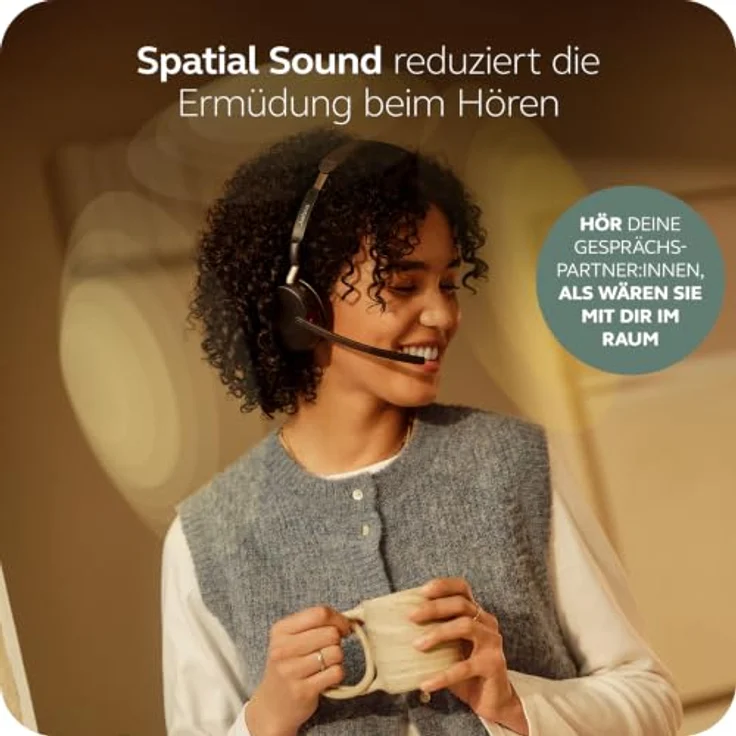 Jabra Evolve3 65 Mono, LINK 390c, MS On Ear Bluetooth® Headset mit Geräuschunterdrückung, kabellos, schwarz – Bild 7