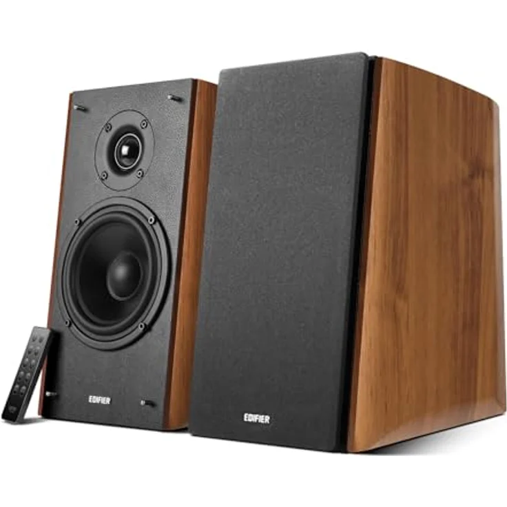 Edifier R2000DB, 2.0 Regallautsprecher mit 120 W RMS, Bluetooth und Eichenholzgehäuse – Bild 1