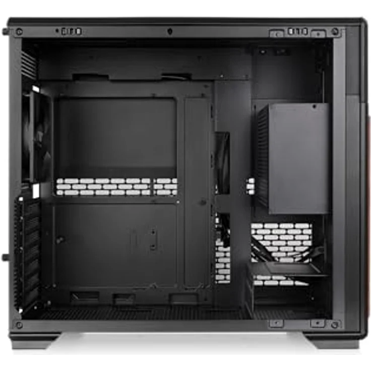 Thermaltake TR300 WS, Mid-Tower PC-Gehäuse mit Tempered Glass, 120mm Lüfter und Platz für bis zu 8 Lüfter, schwarz – Bild 2