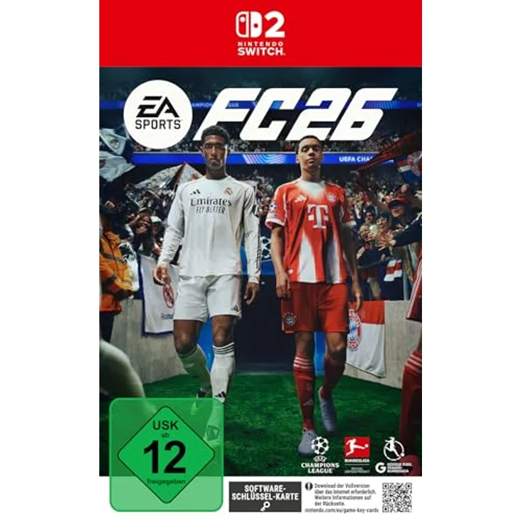 Electronic Arts EA SPORTS FC 26 Standard Edition, Nintendo Switch 2 Spiel mit authentischem Gameplay und Karrieremodus