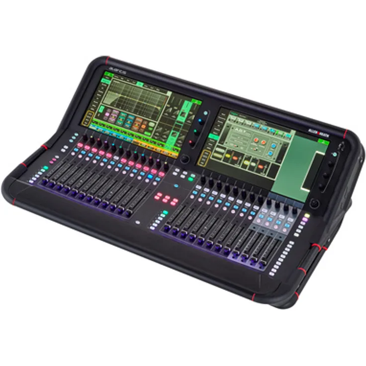 Allen & Heath Avantis, 96kHz Digitalmischpult mit 64 Kanälen und 42 Bussen, 2x 15,6" Touchscreens, robuster Bauweise, inklusive FX Slots und USB Recording