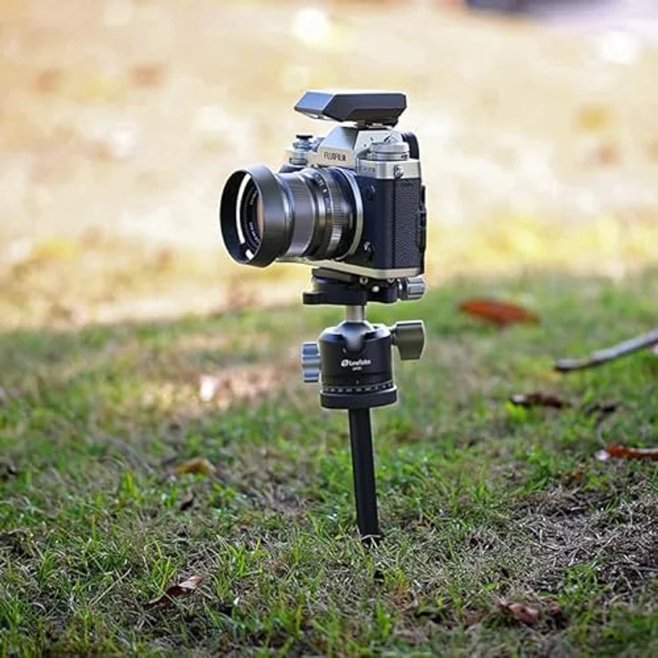 Leofoto A200 Erdspieß + P50B Auflageteller, Kamera-Zubehör für stabile Aufstellung – Bild 2