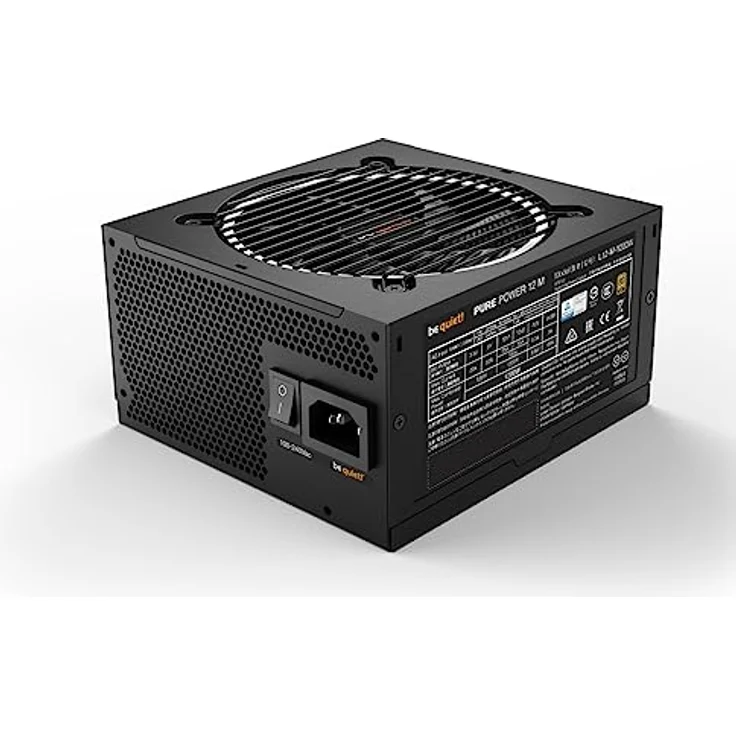 be quiet! Pure Power 12 M 1200W, ATX 3.0- und PCIe 5.0 kompatibel, 80 PLUS Gold, moduleres Netzteil, 12VHPWR-Kabel inkludiert, 120mm be quiet! Lüfter, BN346 – Bild 3