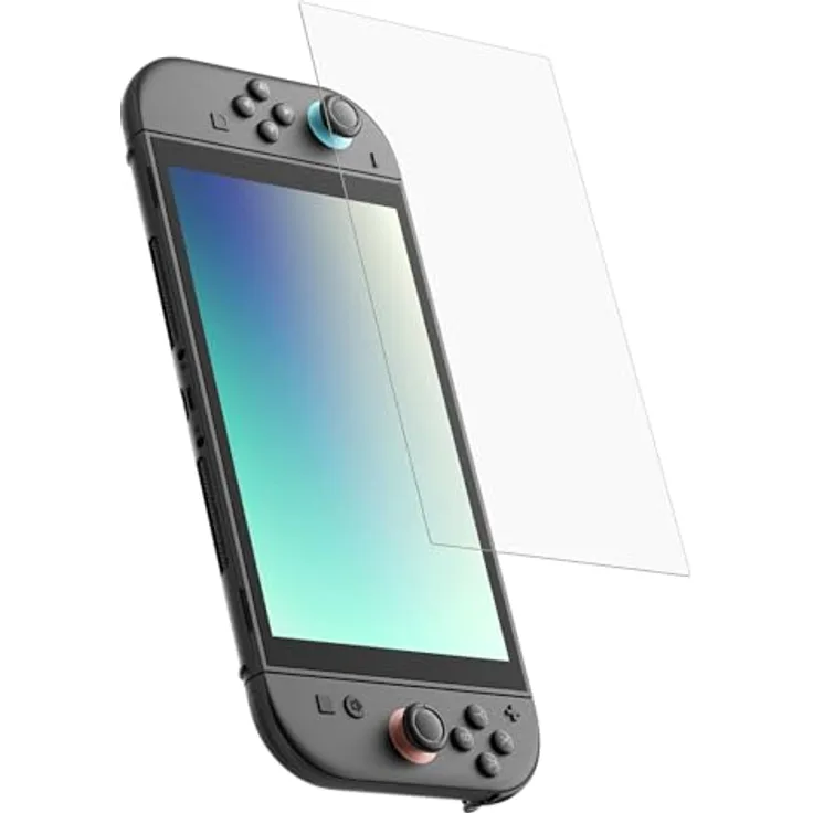 Belkin TemperedGlass Display Schutzfolie für Nintendo Switch 2, 9H Härtegrad, kratzfest, Blendschutz, inkl. Positionierungsrahmen, Anti-Fingerabdruckbeschichtung