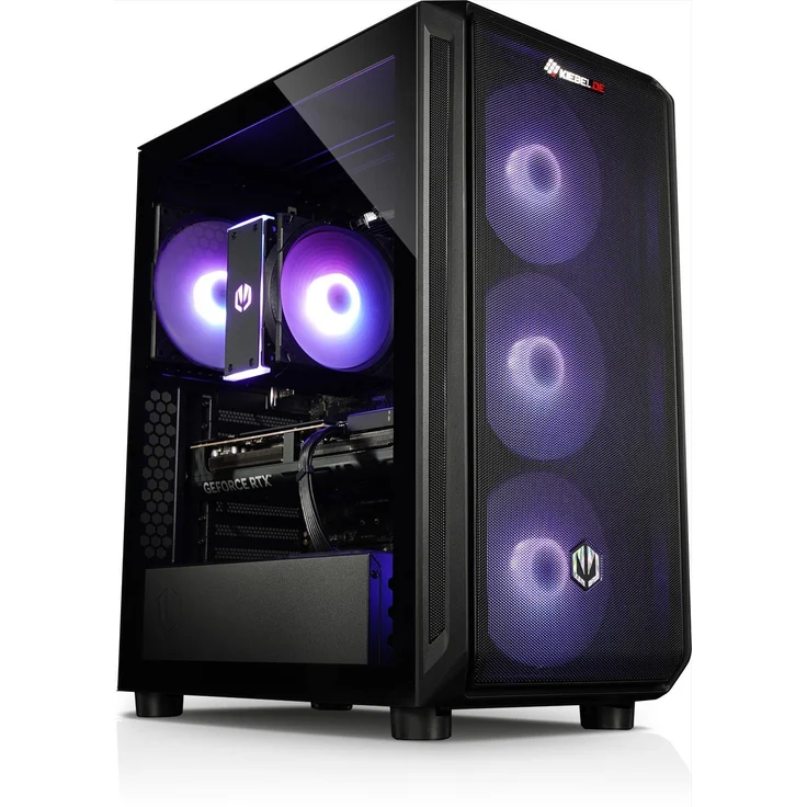 kiebel.de Gaming PC Raptor VII, AMD Ryzen 7 7800X3D, 32GB DDR5, NVIDIA RTX 5070 Ti 16GB, 1TB SSD, Windows 11, schwarz