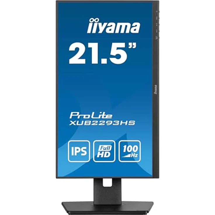 iiyama Prolite XUB2293HS-B6 21,5" IPS LED-Monitor Full-HD 100Hz HDMI DP Pivot AdaptiveSync, schwarz – Bild 4