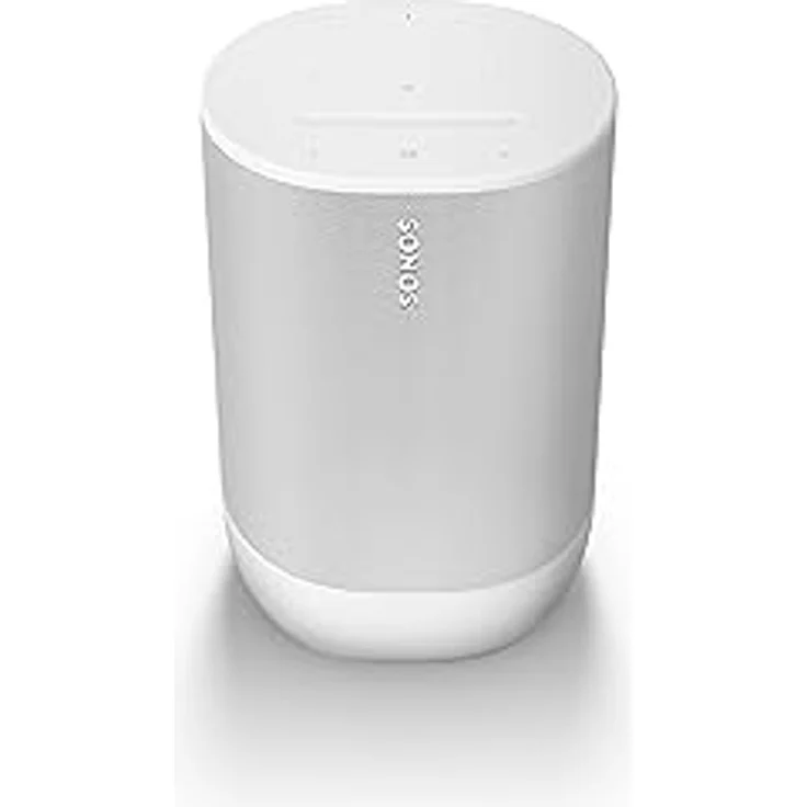 Sonos Move 2, Unser komplett überarbeiteter, leistungsstärkster tragbarer Speaker bietet dir überall intensiven Stereo Sound. (White) – Bild 1