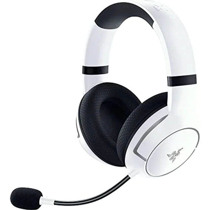 Razer Kaira HyperSpeed - Kabelloses Multiplattform-Gaming-Headset für Xbox (HyperSpeed Wireless, Triforce 50-mm-Treiber, HyperClear Kardioiden-Mik, FlowKnit Memory Foam Ohrpolster) Weiß