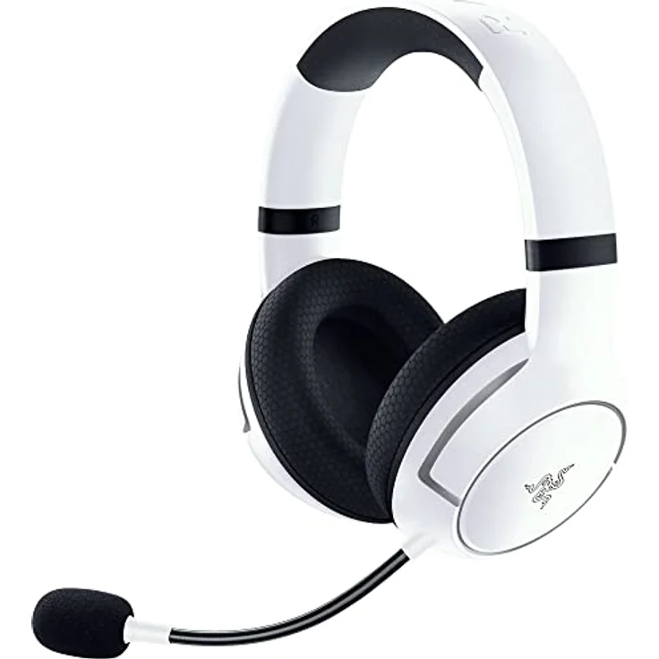Razer Kaira HyperSpeed - Kabelloses Multiplattform-Gaming-Headset für Xbox (HyperSpeed Wireless, Triforce 50-mm-Treiber, HyperClear Kardioiden-Mik, FlowKnit Memory Foam Ohrpolster) Weiß – Bild 1