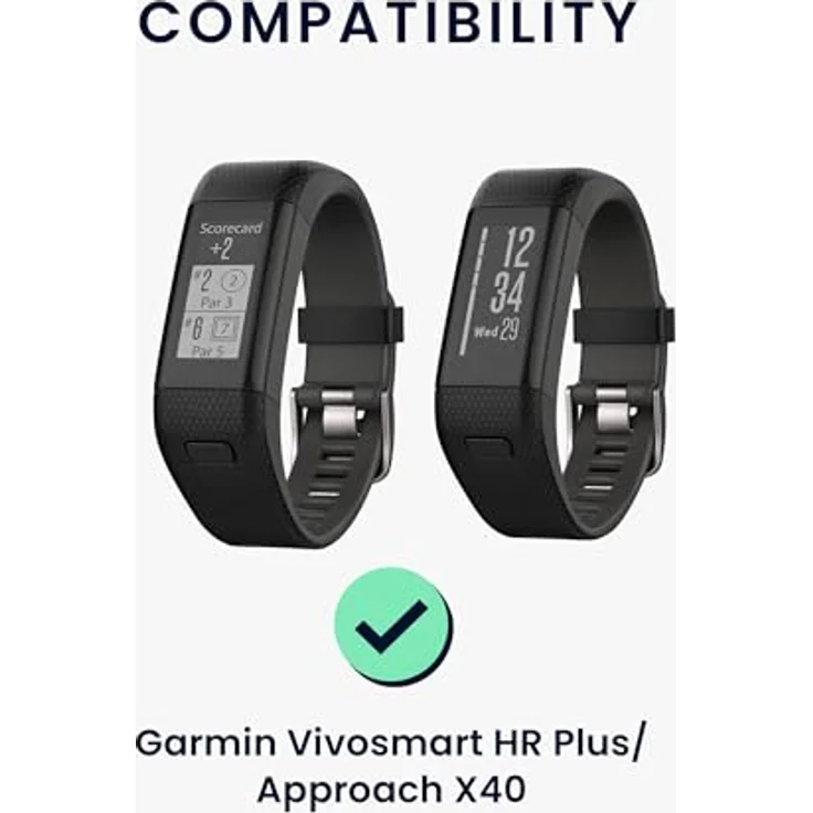 kwmobile USB-Ladekabel für Garmin Vivosmart HR / Approach X40 Schwarz – Bild 7