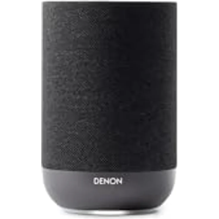 Denon Home 200, Kabelloser Smart Speaker mit Dolby Atmos, Hi-Res Audio, HEOS Streaming, WLAN, Bluetooth, AirPlay 2, Stereopaar-Funktion - Schwarz – Bild 1