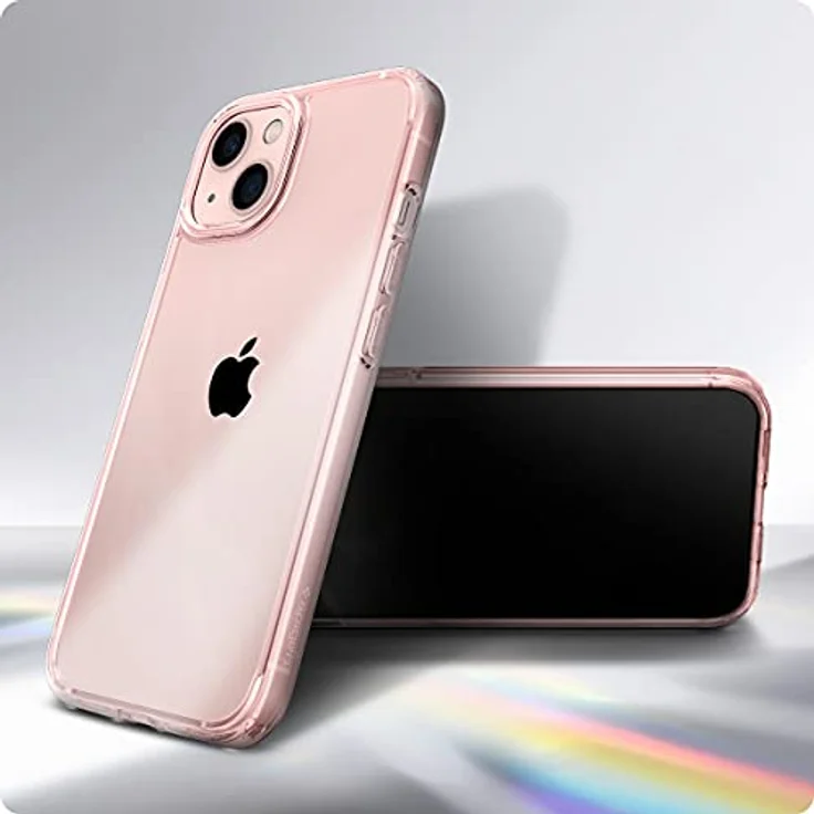 Spigen iPhone 13 Ultra Hybrid Hülle [Anti-Yellowing] Transparent -Rose Crystal – Bild 5