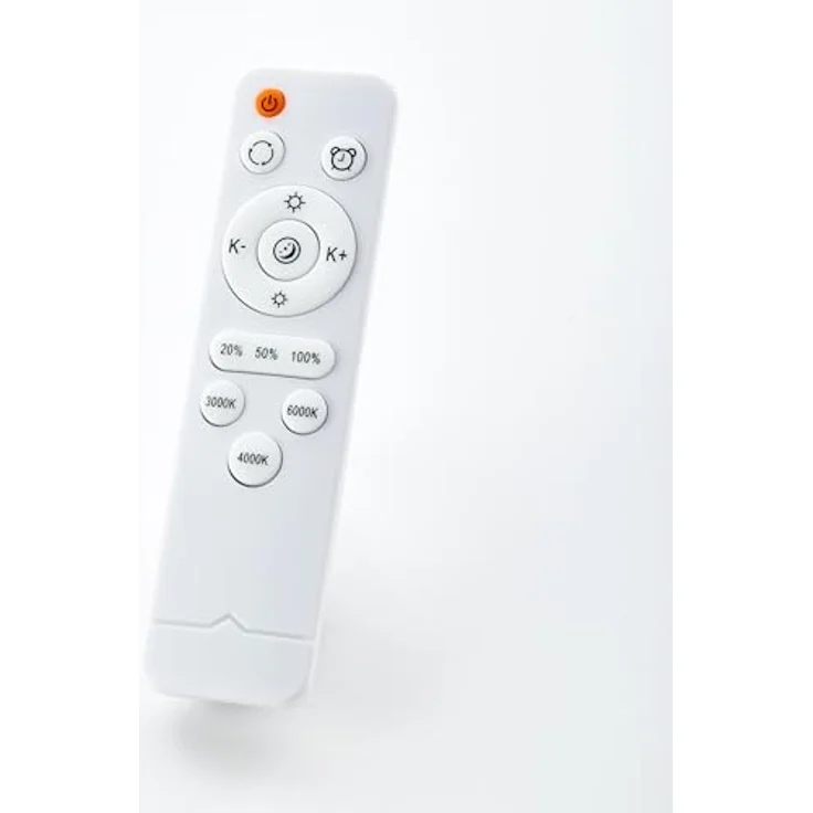 Brilliant LED Deckenleuchte Slimline D 50 cm, 3800 lm, dimmbar, CCT, Holz hell/weiß – Bild 2