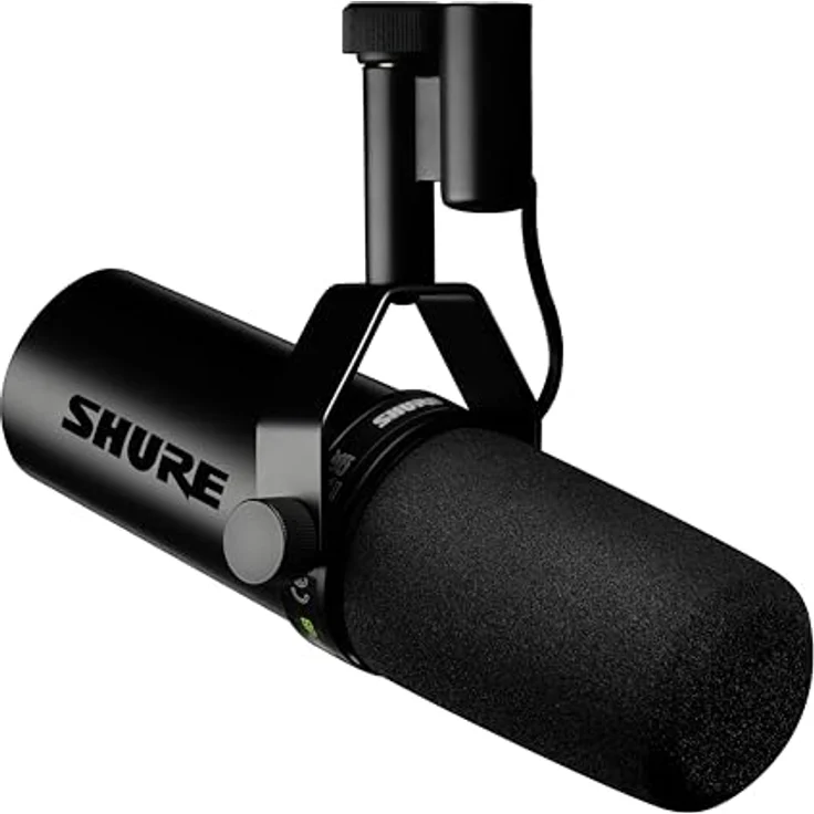 Shure SM7dB Dynamisches Sprach-und Gesangsmikrofon mit integriertem Vorverstärker für Rundfunk, Podcast und Aufnahmen, breiter Frequenzbereich, Warmer und weicher Klang - Schwarz – Bild 1