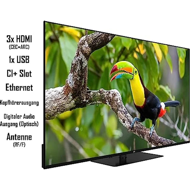 JVC LT-55VU6355 55 Zoll Fernseher / Smart TV (4K Ultra HD, HDR Dolby Vision, Triple-Tuner, Bluetooth, Dolby Atmos) [2023] – Bild 2