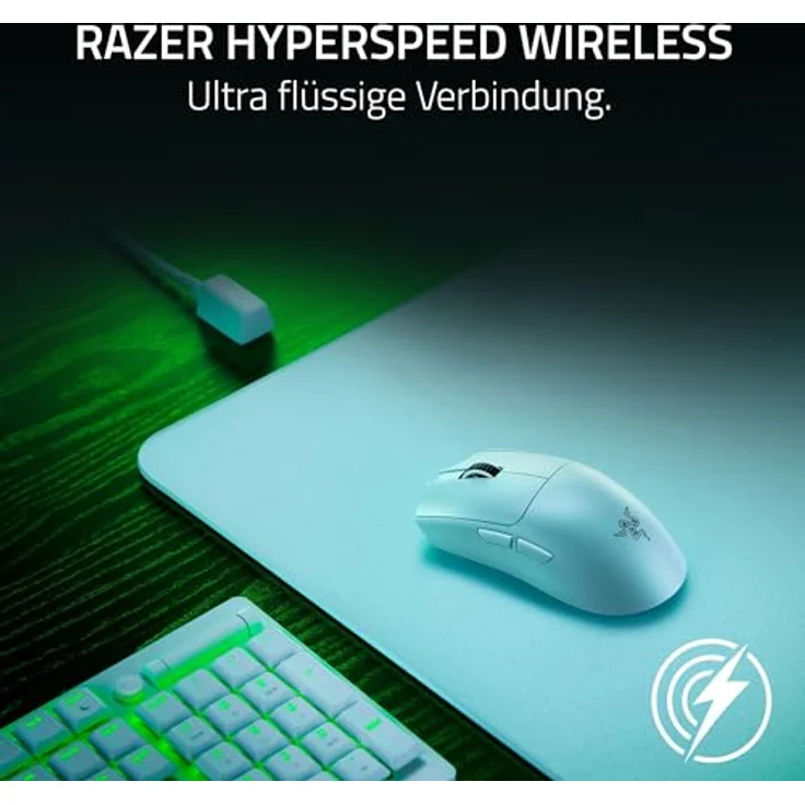 Razer Viper V3 Pro - Ultraleichte kabellose Esports Gaming-Maus (8k Hz HyperPolling, 55g leichtes Design, Focus Pro Sensor 35K DPI, HyperSpeed Wireless, 95 Stunden Akkulaufzeit) Weiß – Bild 5