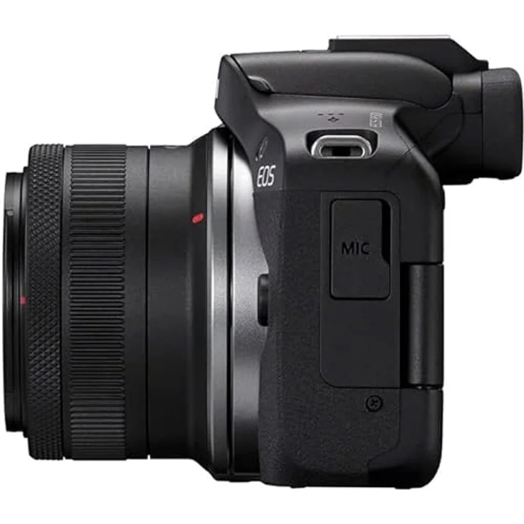 Canon EOS R50 Creator Kit Vlogging Kamera + RF-S 18-45 is STM Objektiv + Griffstativ + Mikrofon - Spiegellose Kamera (Systemkamera, Digitalkamera mit Autofokus und Motiverkennung, 4k Videokamera) – Bild 3