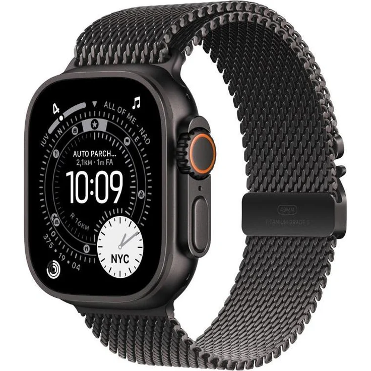 Apple Watch Ultra 3, Smartwatch mit OLED-Display, 64 GB, WLAN, GPS, 42 Stunden Akkulaufzeit, 61,8 g