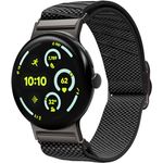 Spigen Lite Fit X Armband für Google Pixel Watch 4/3/2/1 41mm - Schwarz, leichtes Design, nahtlose Anpassung, einfaches Clip-System