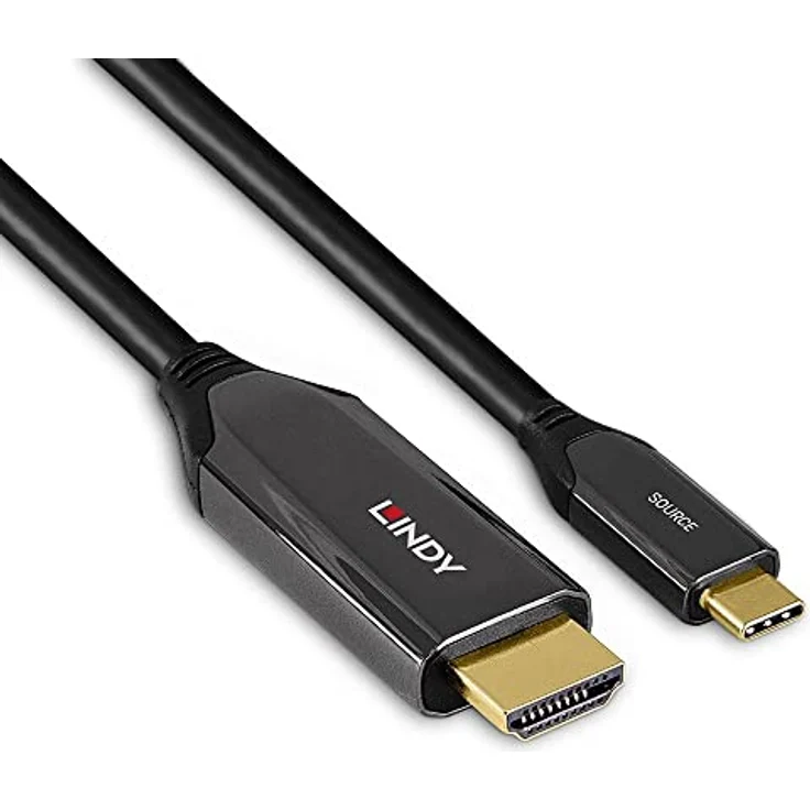 LINDY USB Typ C auf HDMI 8K60 Adapterkabel, 2 m, Plug-and-Play, 7680 x 4320 @ 60 Hz – Bild 3