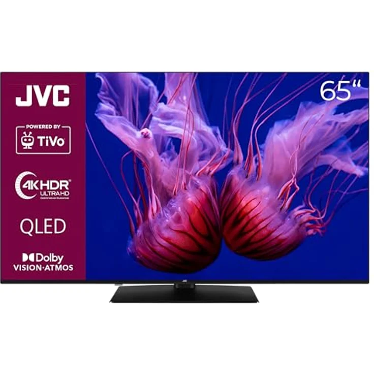 JVC 65 Zoll QLED Fernseher/Tivo Smart TV (4K UHD, HDR Dolby Vision, Dolby Atmos, Triple Tuner, 6 Monate HD+ inkl.) LT-65VUQ3455 – Bild 1