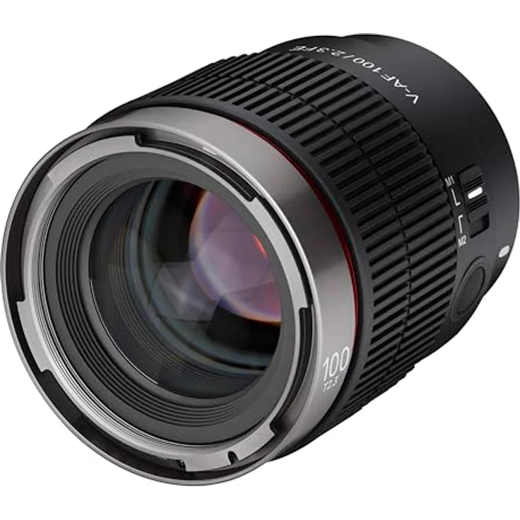 Samyang V-af T 2.3/100 FE Sony E Objektiv, Schwarz – Bild 1