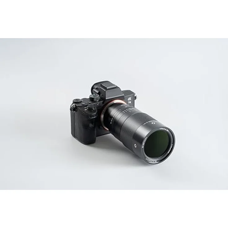 TTARTISAN 100 mm F2.8 Makro 2X Metallgehäuse Objektiv mit Kaltschuhhalterung, Sony E-Mount, Schwarz – Bild 2