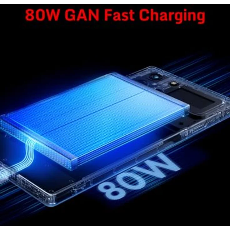 REDMAGIC 10S Pro, 5G Gaming Smartphone mit 12GB RAM, 256GB ROM, 144Hz 6.85" AMOLED Display, Snapdragon 8 Elite, 50MP Kamera, 80W Schnellladung, Schwarz – Bild 5