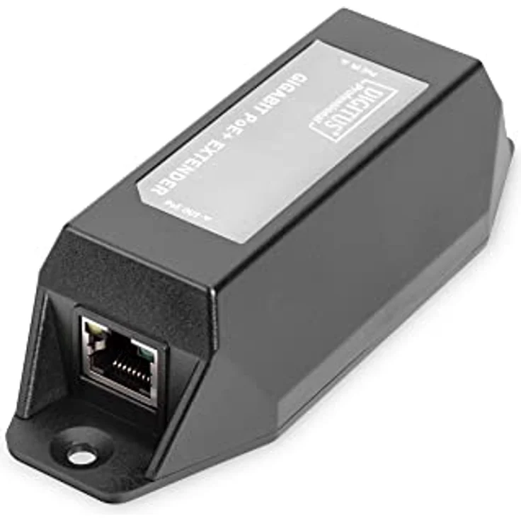 DIGITUS Gigabit Ethernet PoE+ Extender Repeater Verstärker 802.3at 1 Port 10-100-1000Mbps 22W 100m – Bild 3
