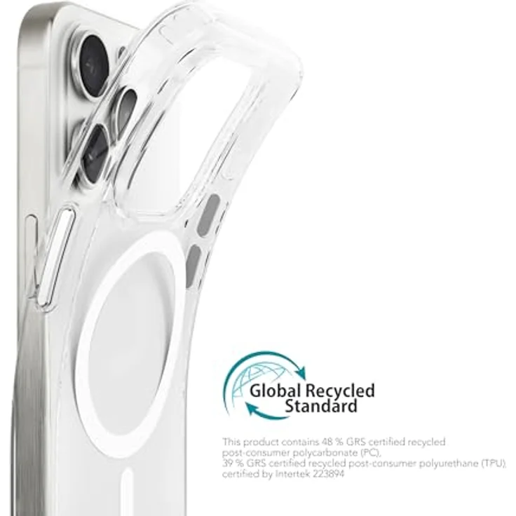 Vonmählen Transparent Case Cover für Apple iPhone 15 Pro, 17,4 cm (6.86"), Transparent – Bild 5